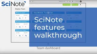 SciNote screenshot