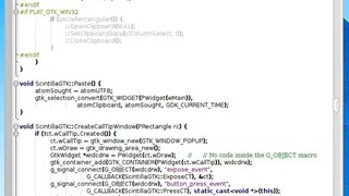 SciTE screenshot