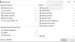 SCleaner screenshot