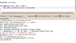 SCons screenshot