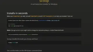 Scoop screenshot