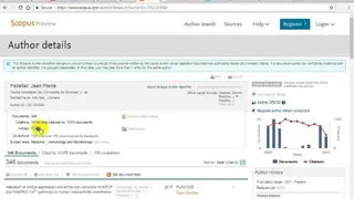 Scopus screenshot
