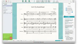 ScoreCloud Studio screenshot