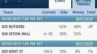 ScoresAndOdds screenshot