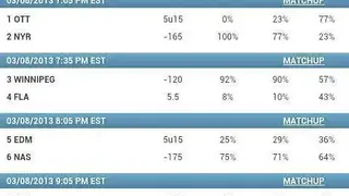 ScoresAndOdds screenshot