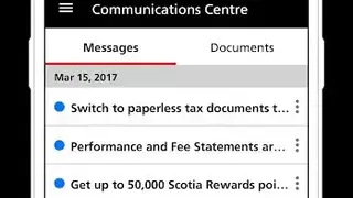Scotia iTRADE screenshot