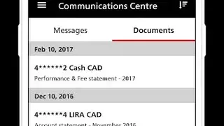 Scotia iTRADE screenshot