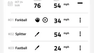 SCOUTEE Baseball Radar Gun screenshot