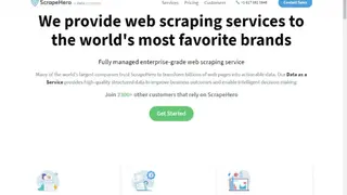 ScrapeHero screenshot