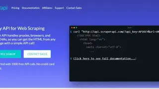 Scraper API screenshot