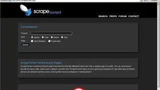 ScrapeTorrent screenshot
