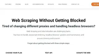 ScrapingAnt screenshot