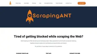 ScrapingAnt screenshot