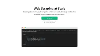 ScrapingBytes screenshot
