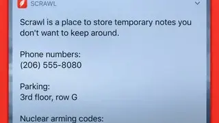 Scrawl screenshot