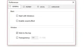Screen OCR screenshot