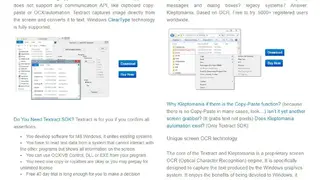 Screen OCR screenshot