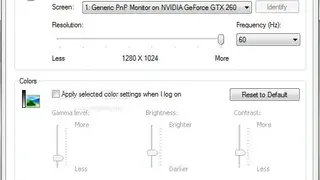 Screen Resolution Manager screenshot