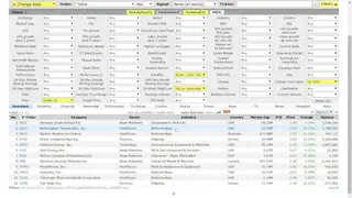 Screener Insider Trading screenshot