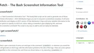 Screenfetch screenshot