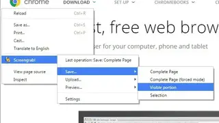 Screengrab! screenshot