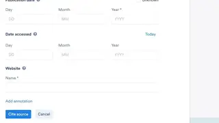 Scribbr APA Generator screenshot