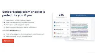 SCRiBBR Plagiarism Check screenshot