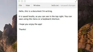 Scribe Text Editor screenshot