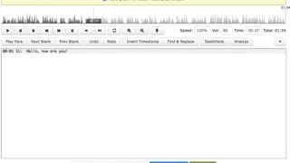 Scribie Audio Transcription screenshot