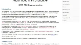 Scribie Audio Transcription screenshot