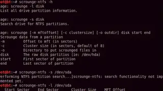 Scrounge NTFS screenshot