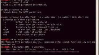 Scrounge NTFS screenshot
