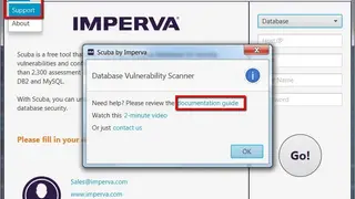 Scuba Database Vulnerability Scanner screenshot