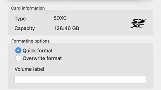 SD Card Formatter screenshot