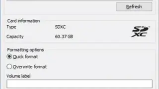 SD Formatter screenshot