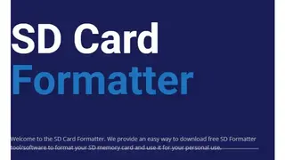 SD Formatter screenshot