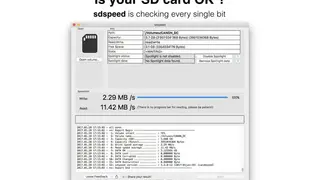 Sdspeed screenshot