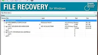 Seagate File Recovery screenshot
