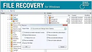 Seagate File Recovery screenshot