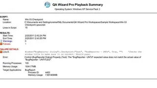 Seapine QA Wizard Pro screenshot