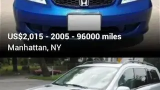 Search for used cars to buy screenshot
