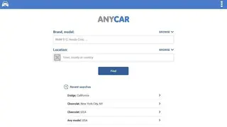 Search for used cars to buy screenshot