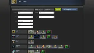 Search items between steam friends. screenshot
