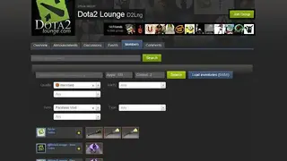 Search items in steam groups. screenshot