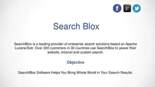 SearchBlox screenshot