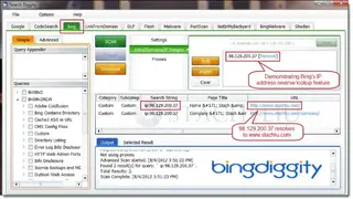 SearchDiggity screenshot