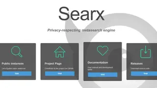 Searx screenshot