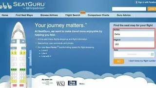 SeatGuru screenshot