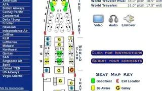 SeatGuru screenshot