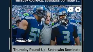 Seattle Seahawks Mobile screenshot